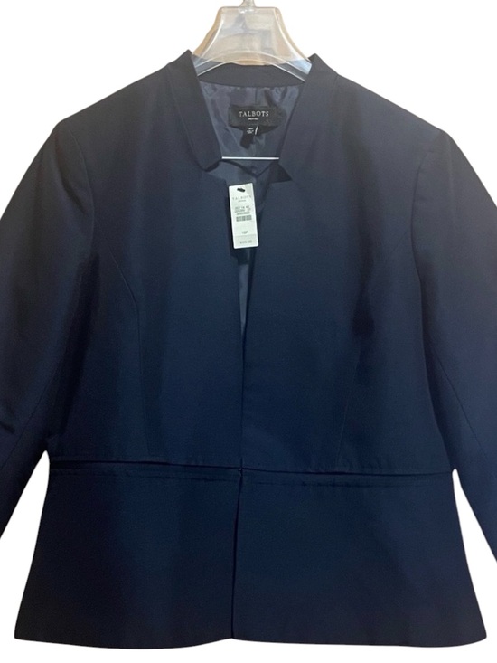 Talbots Jackets & Blazers - Talbots Petites Women's Elegant Dark Blue Blazer Size 16P